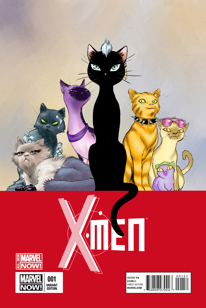 Why you gotta make the Asian X-men Siamese cats, Marvel?