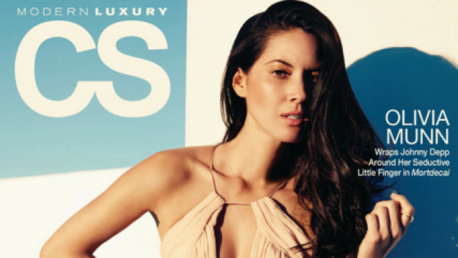 Olivia Munn, featured on the February 2015 cover of CS Magazine.