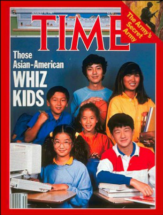 The Model Minority Myth finds its way to the cover of "Time Magazine" in 1987.