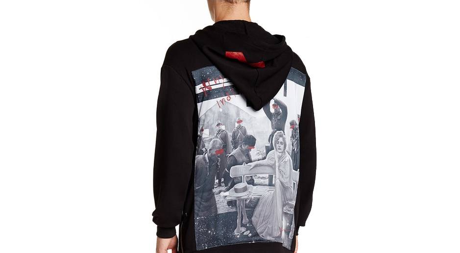 Screen capture of "The Andrea Hoodie" by Happiness Clothing company, which was being sold by Nordstrom Rack (Photo credit: Nordstrom Rack / Daily Hive)