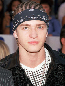 For Exhibit A, see "Justin Timberlake, the Cornrows phase".