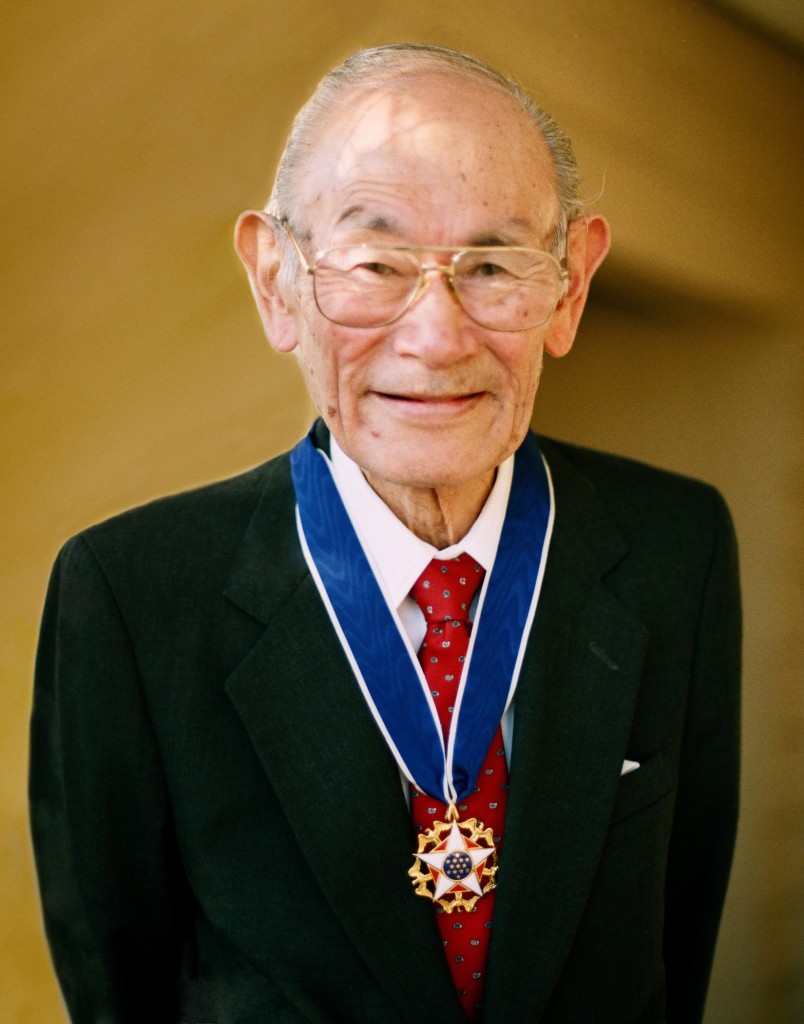 Fred Korematsu, who was awarded the Presidential Medal of Freedom in 1998.