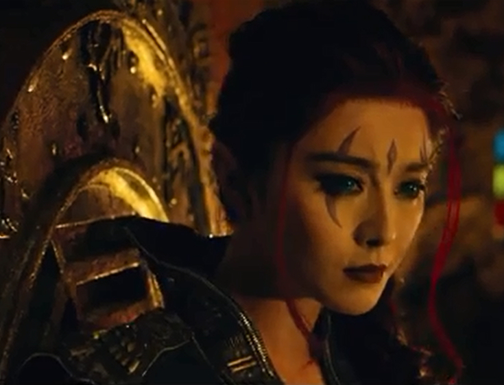 Bing FanFan as Blink in X-Men: Days of Future Past. My guess is her race as an Asian woman will be a pretty much blink-and-you'll-miss-it situation.