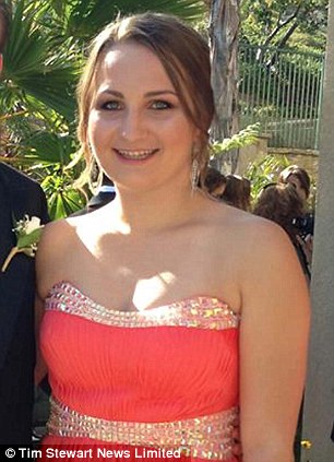 Veronica Weiss was a freshman, an avid water polo player, and a member of the Delta Delta Delta sorority. Her father remembers "she was making straight As. She was making friends. She was studying like a maniac and loving every minute of it." (Photo credit: The Daily Mail)