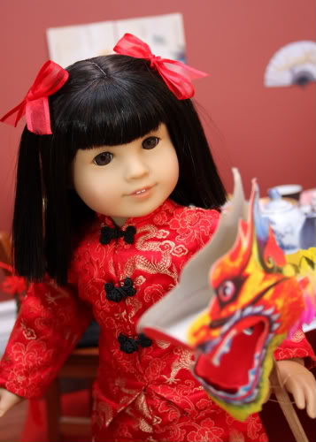 American Girl's Ivy Ling doll, which is the doll line's only Asian American doll and which is being discontinued.