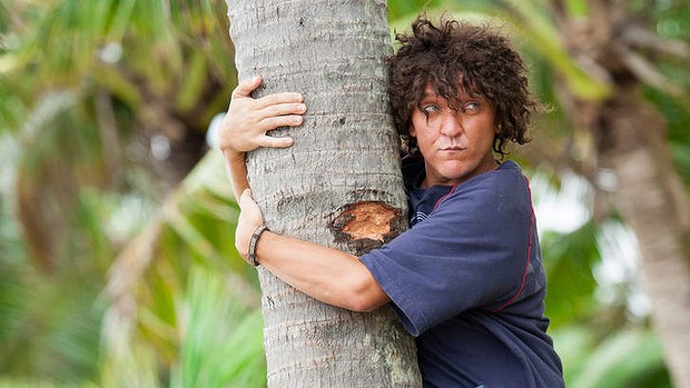 Australian comedian Chris Lilley portrays Jonah Takalua, here while still living in Tonga.