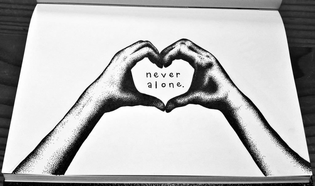 Print by artist Mikaela Jane for 2012's World Suicide Prevention Day.