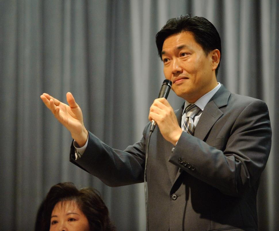SJ Jung is a Korean American businessman and activist running as a political outsider and who vows to "shake things up" in Albany.
