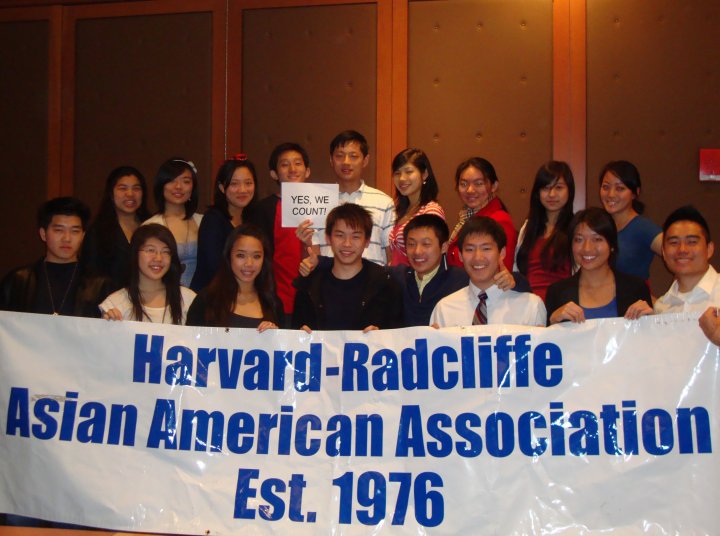 Members of the Harvard-Radcliffe Asian American Association.