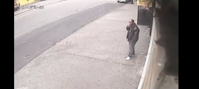 A suspect sought for questioning in the shoving death of 61-year-old Wai Kuen Kwok in the Bronx on Sunday morning.