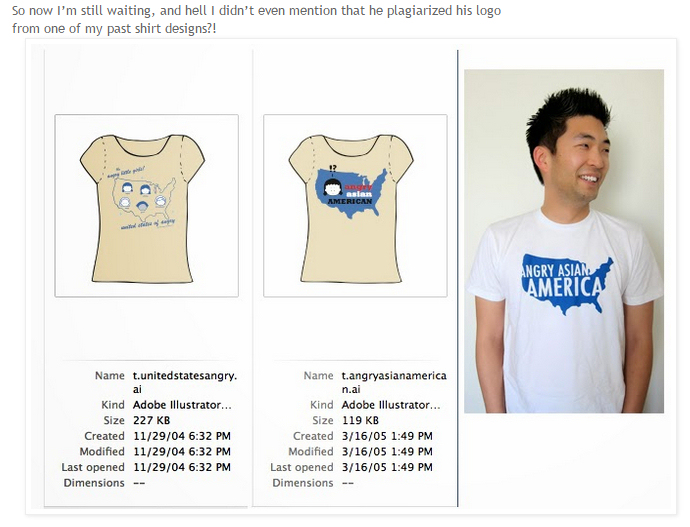 BTW, I've screen-capped this, and doing so also falls under fair use, since I am referring to the t-shirts in question.