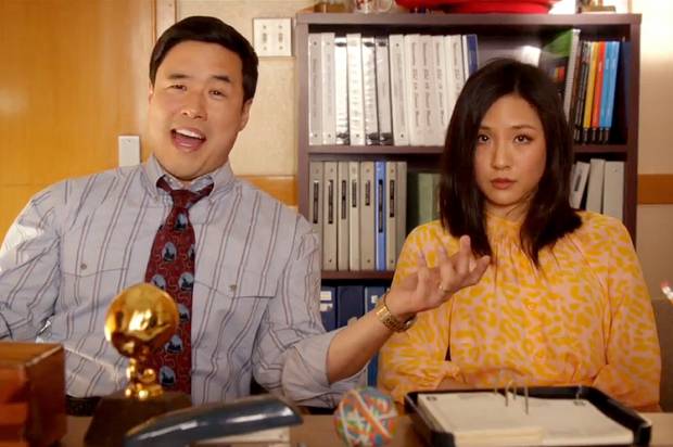 Randall Park and Constance Wu play the Huangs in ABC's Fresh Off The Boat.