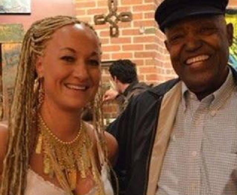 Rachel Dolezal and a man she presented as her father.