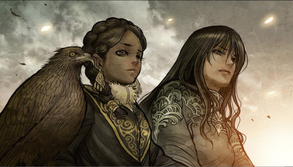 A panel from Monstress, by Marjorie Liu, published by Image Comics.