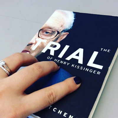 My copy of "The Trial of Henry Kissinger". (Photo credit: Reappropriate)