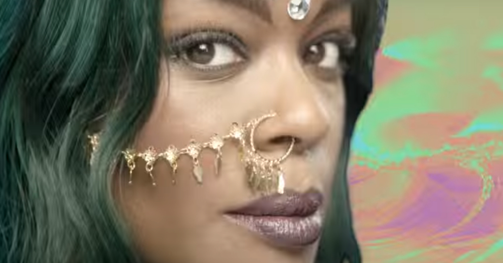 Azealia Banks in a screen capture from her music video, "Atlantis". (Photo credit: YouTube)