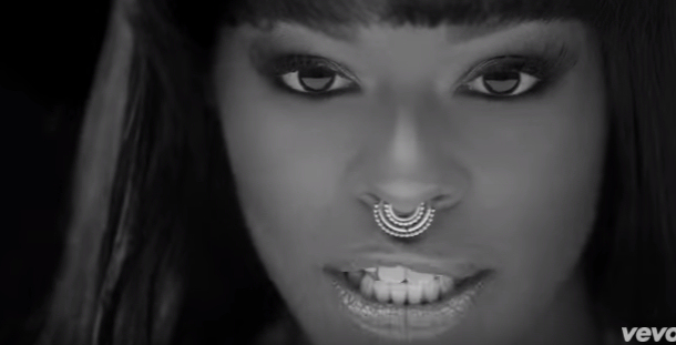 Azealia Banks in her music video "Chasing Time". (Photo credit: YouTube)