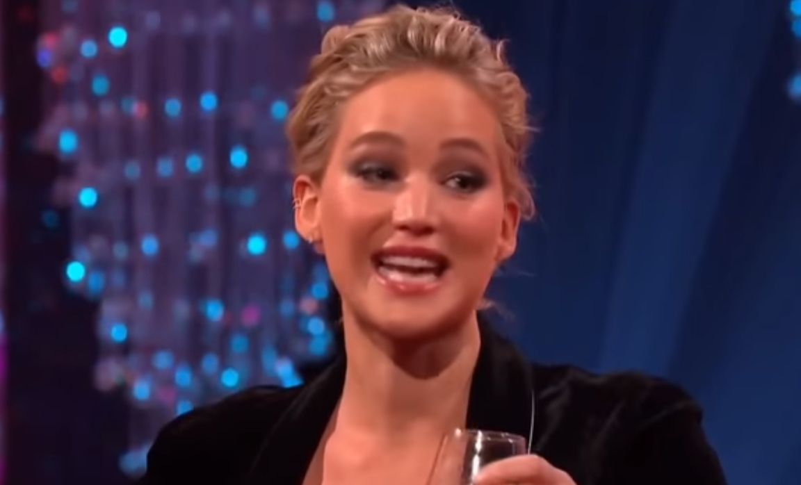 Actress Jennifer Lawrence in a recent appearance on The Graham Norton Show. (Photo credit: YouTube / Graham Norton Show)