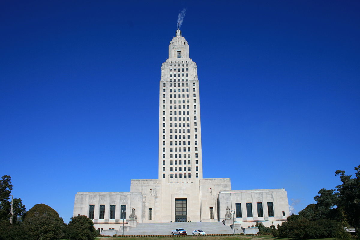 Louisiana State Capitol Building (Photo Credit: Wikimedia Commons)